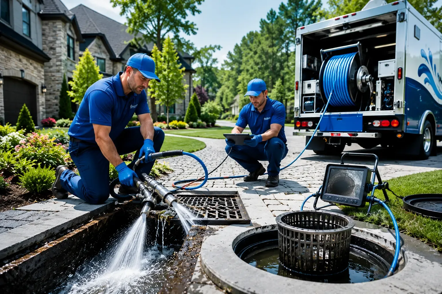 Local outdoor drain cleaning professionals in Brownsville, OH