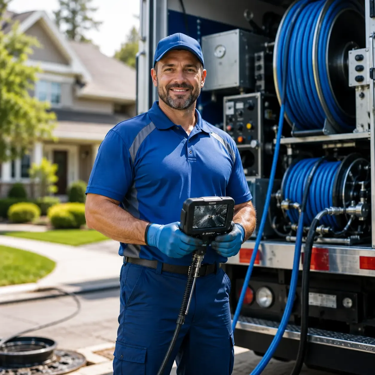 Local outdoor drain cleaning specialists in Brownsville, OH